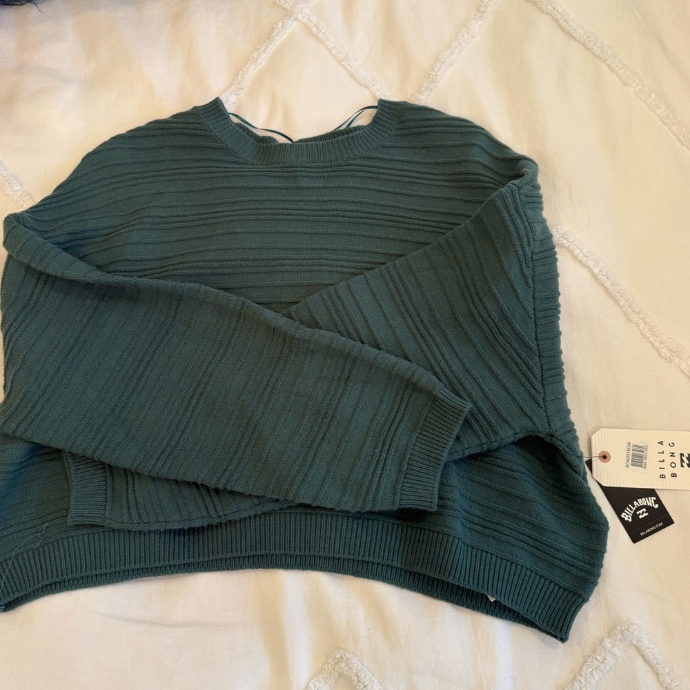 Billabong Green Crew Neck Sweater